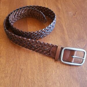Brown Leather Woman's Belt